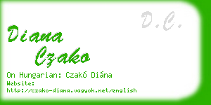 diana czako business card